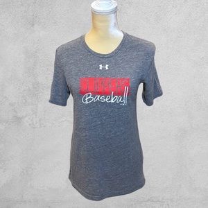 Under Armour Columbus Clippers Baseball Loose Fit Heat Gear Tee